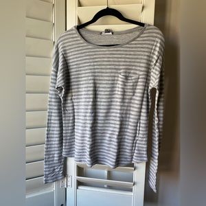 Vince brand striped long sleeve shirt.